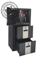 Archivero de 2 Gavetas más Caja Fuerte