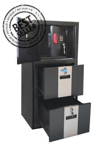 Archivero de 2 Gavetas más Caja Fuerte